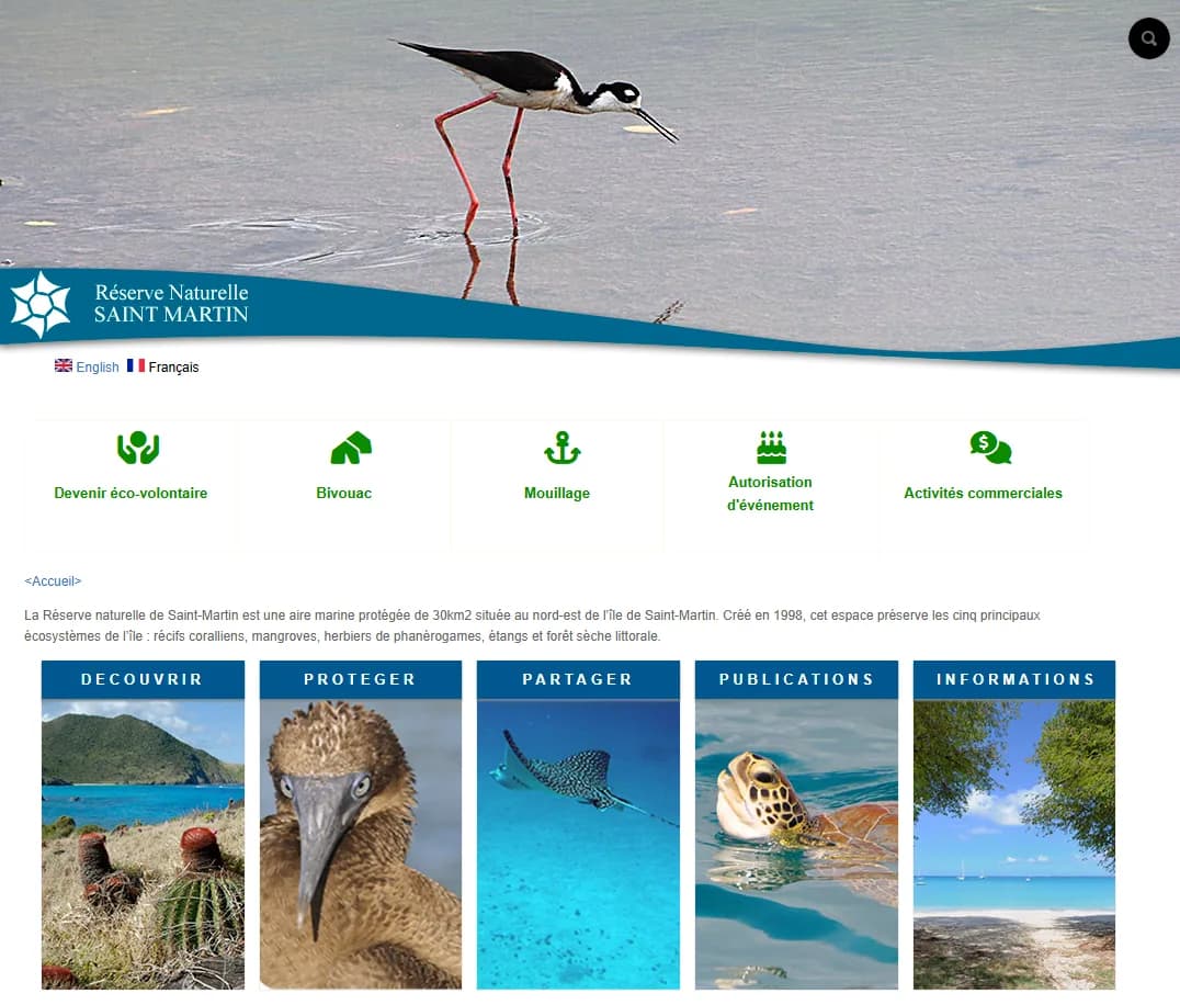 Reserve Saint-Martin : VR pour la sensibilisation environnementale