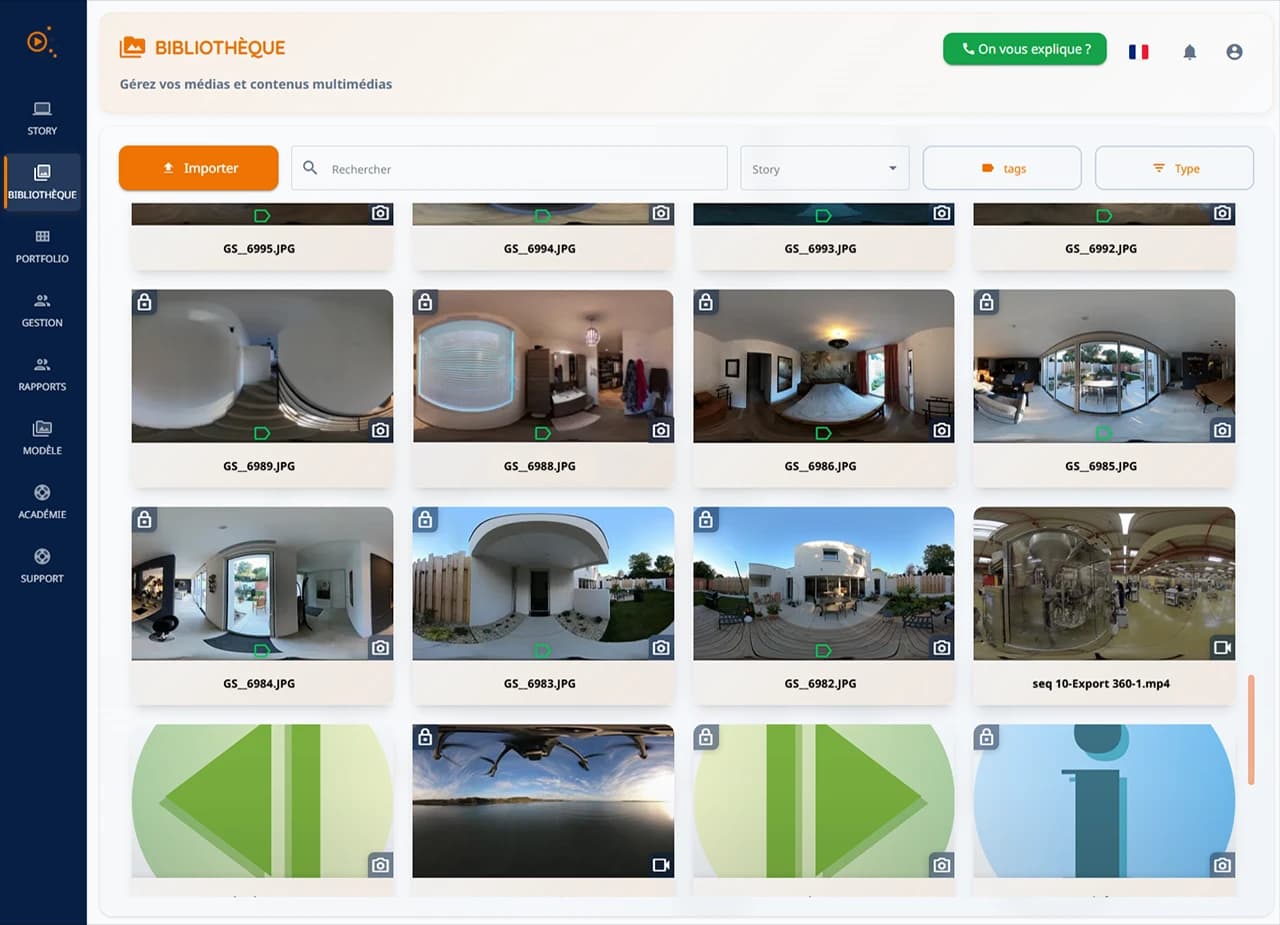 easystory360 - Gestion des projets