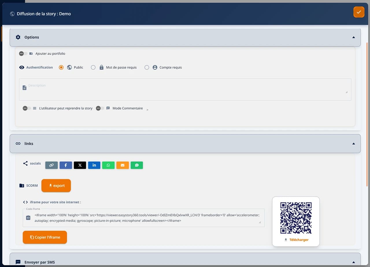 easystory360 - Analytics et statistiques