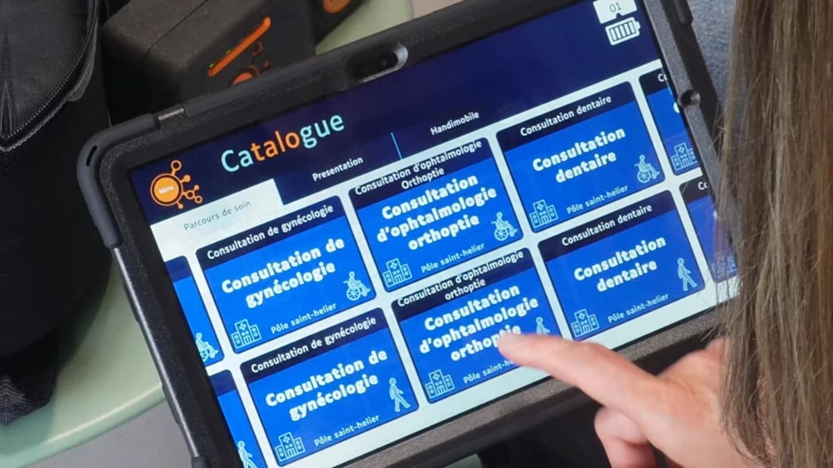 Séance d'habituation aux soins en VR à la Fondation Saint-Hélier