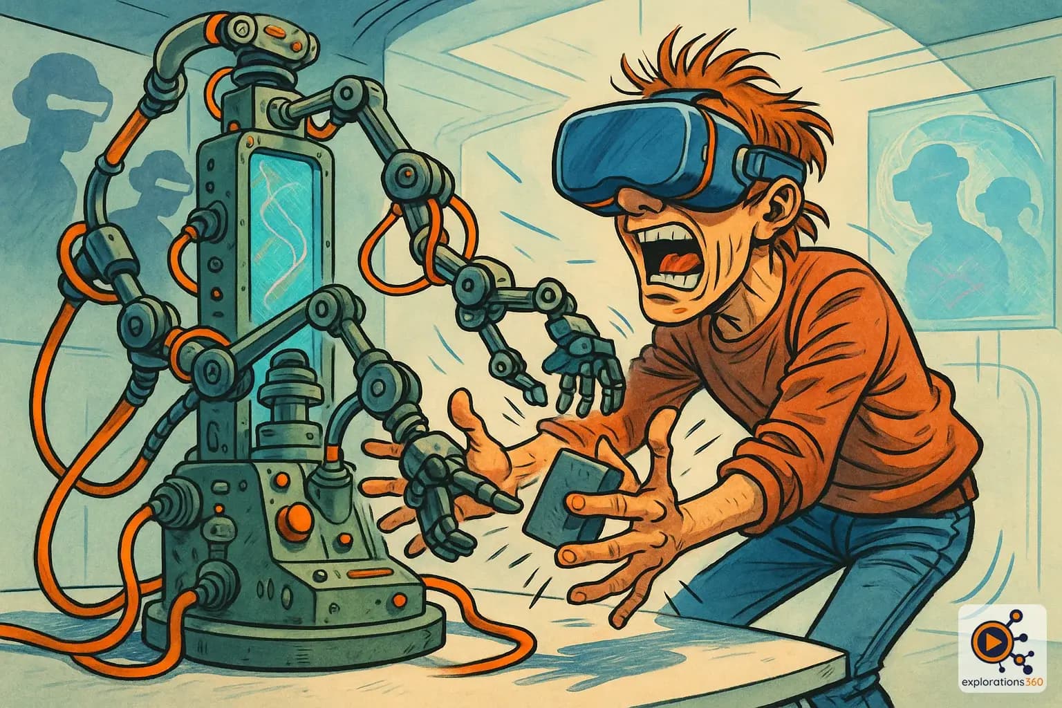 Bras haptique retour effort VR