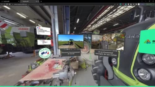 Menu interactif métiers 360