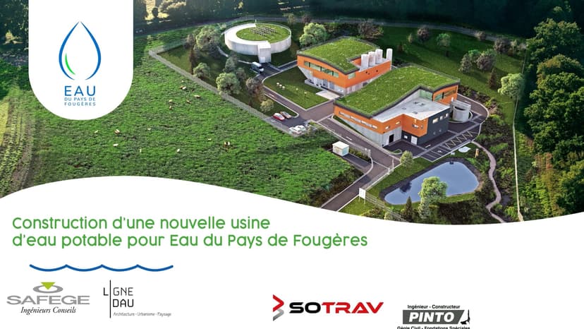 Usine de traitement d'eau potable Fougères