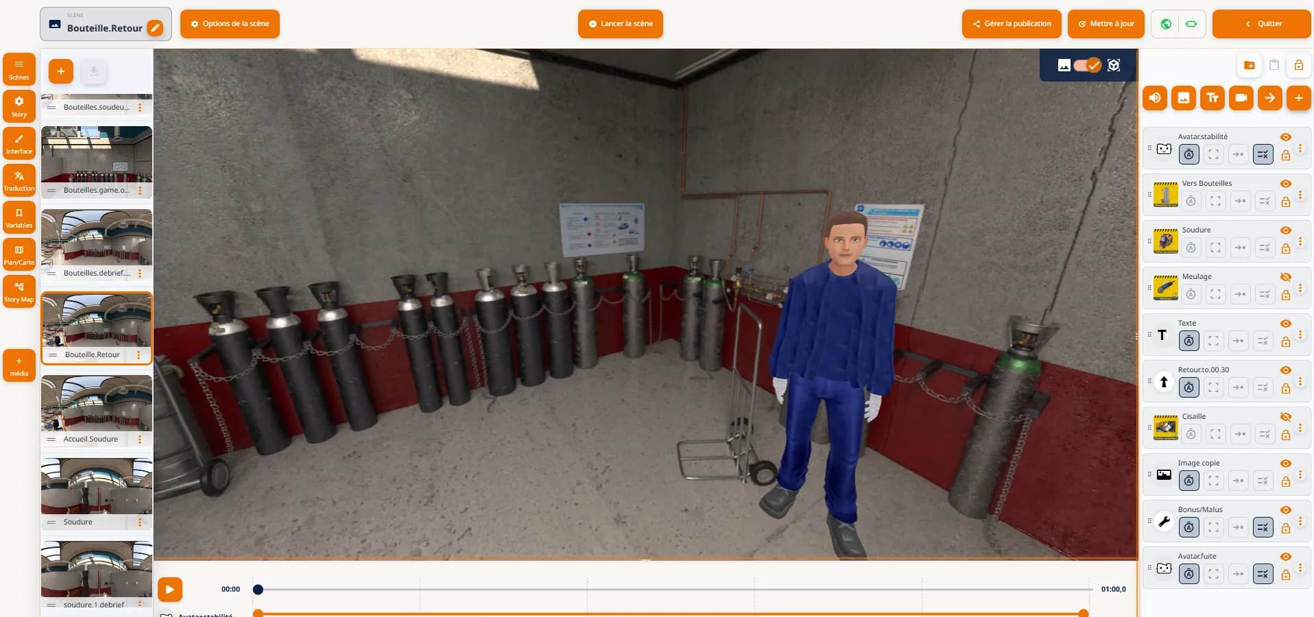 Sécurité en atelier industriel