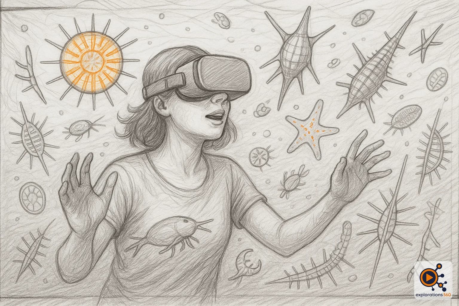 Découvrir le plancton grâce à la réalité virtuelle