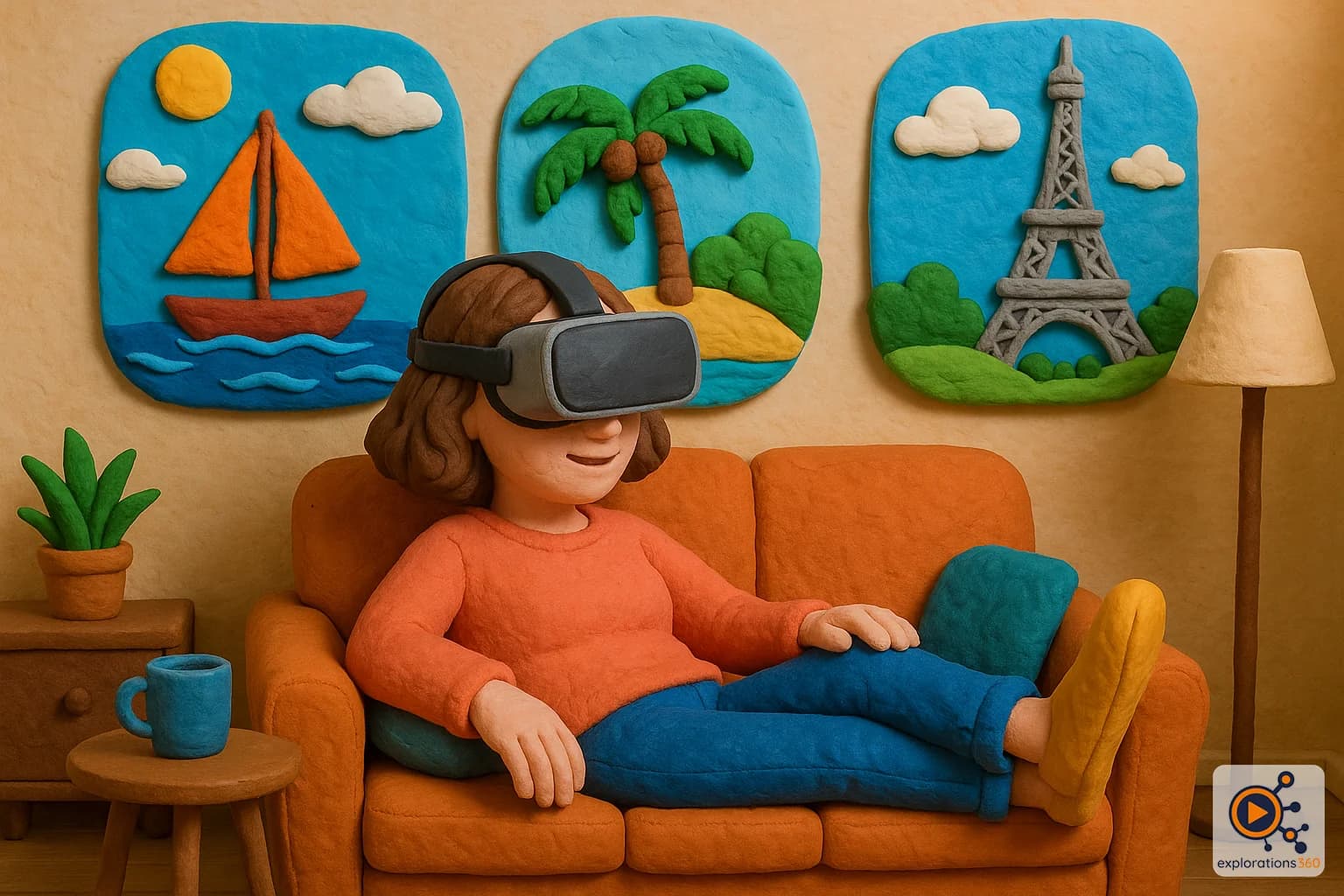 Voyage virtuel 360 salon