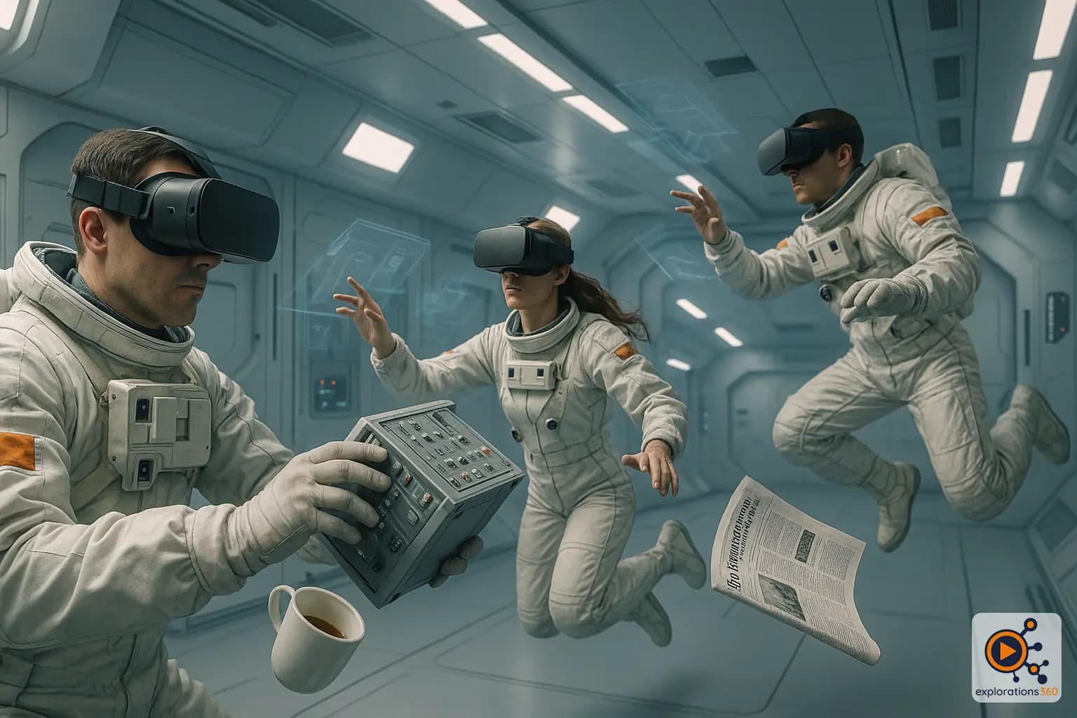 VR astronautes adaptation apesanteur NASA