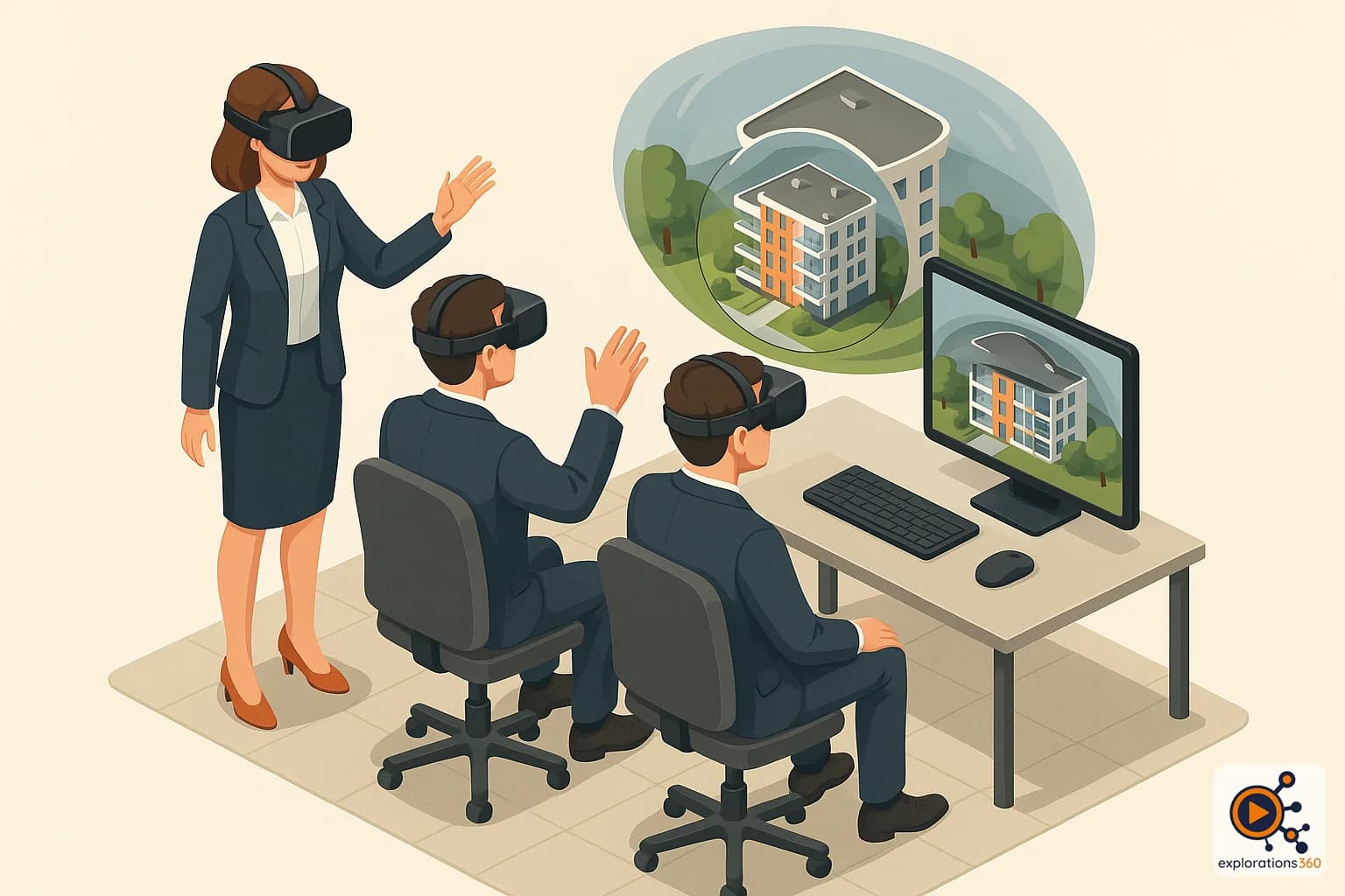 VR presentations client