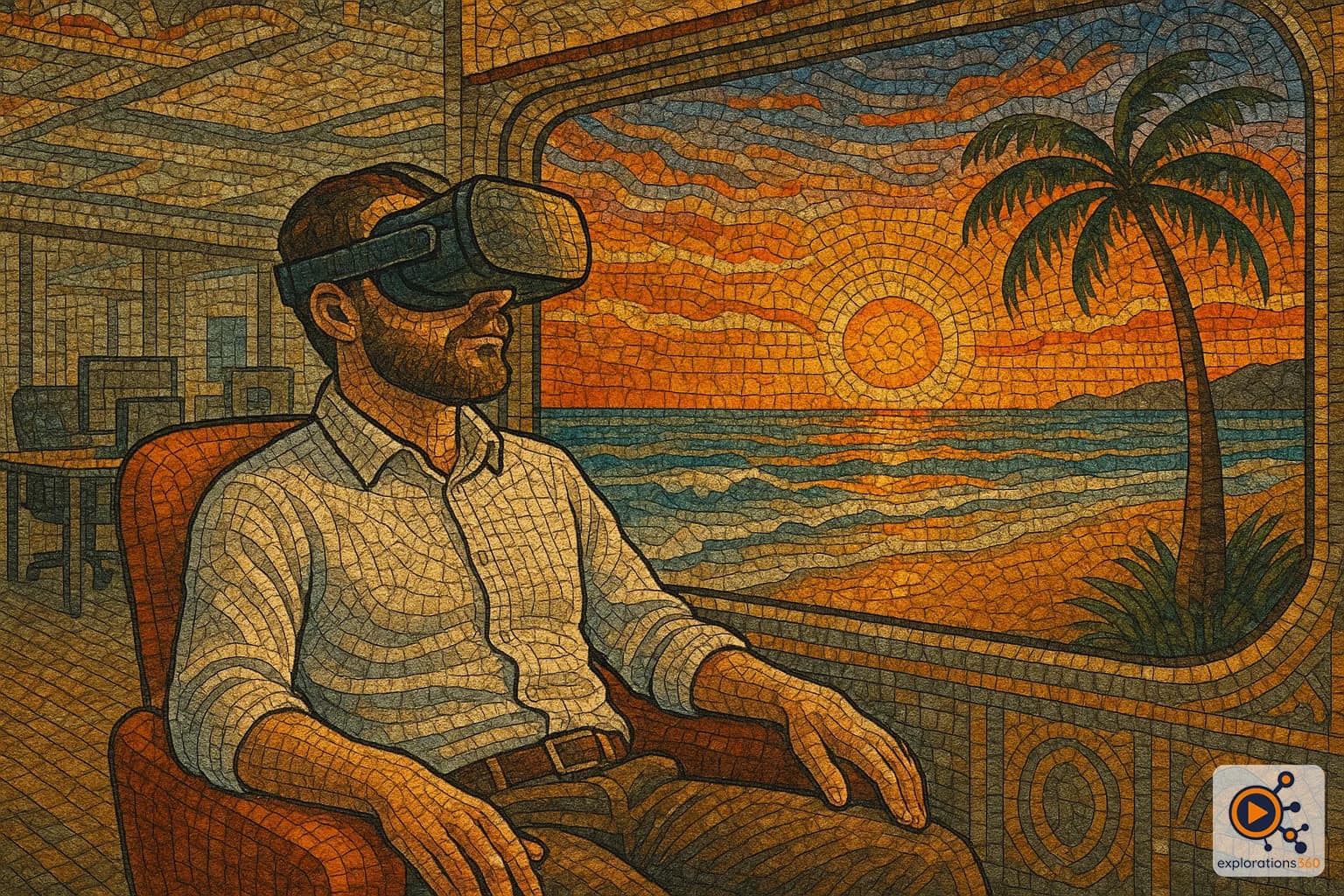 Art de la relaxation en VR meditation