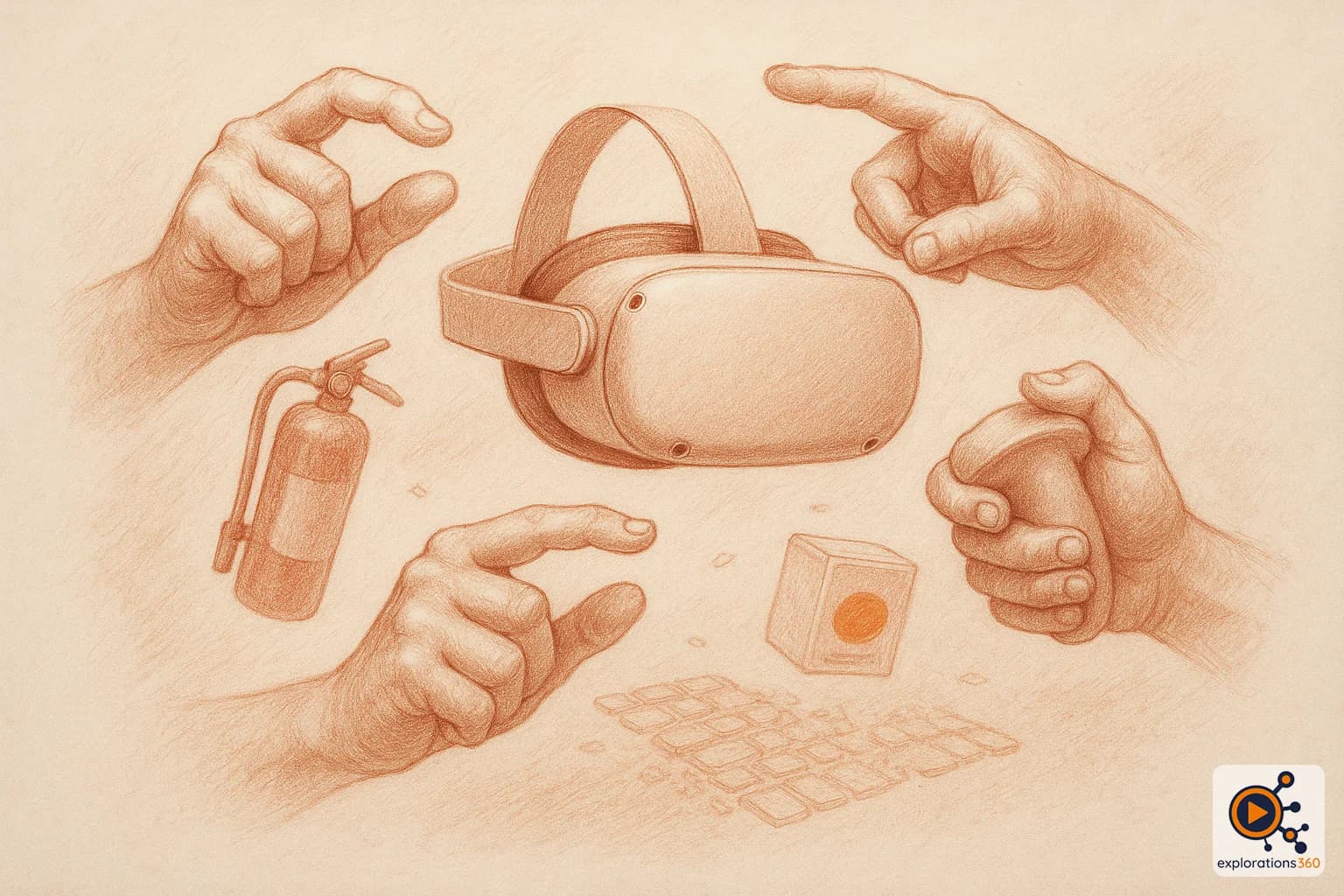 Meta VR illustration