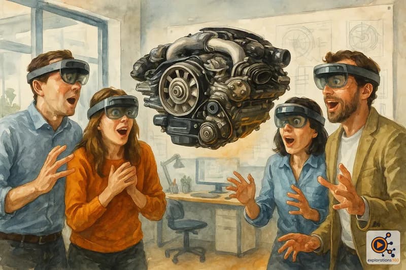 Porsche utilise des casques Vision Pro colocalisés pour présenter son nouveau groupe motopropulseur