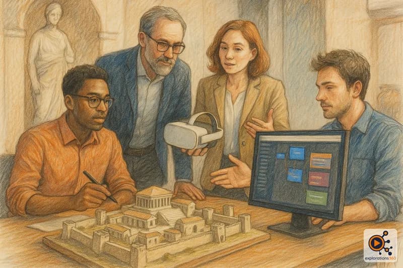 Revoir et revivre pour transmettre  les technologies immersives au service des patrimoines et des musées