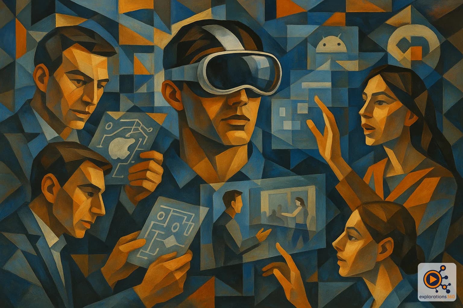 Samsung Android XR casque concurrent Apple