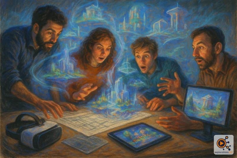 Technologie XR futuriste