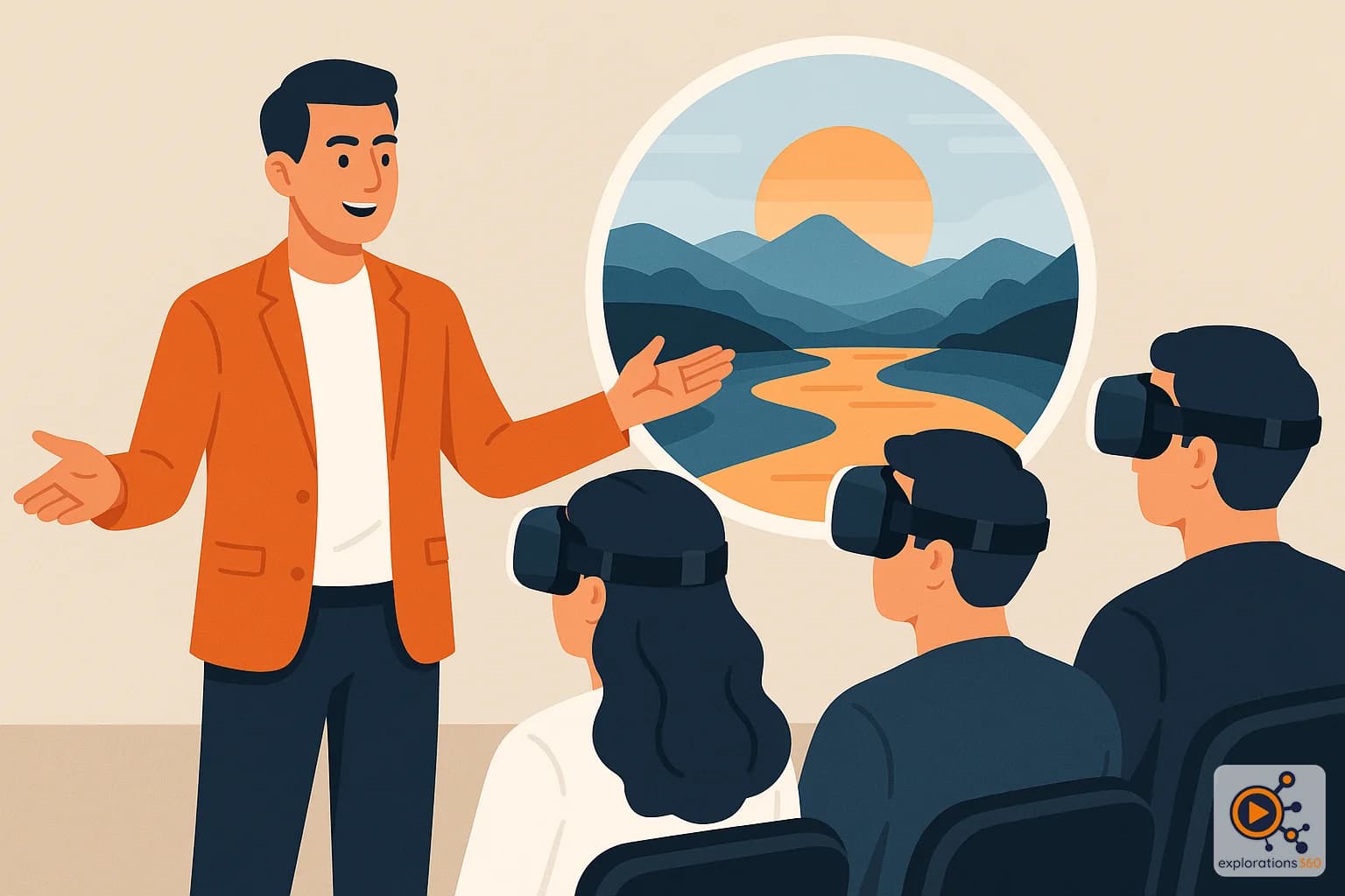 Transformer presentations VR immersive