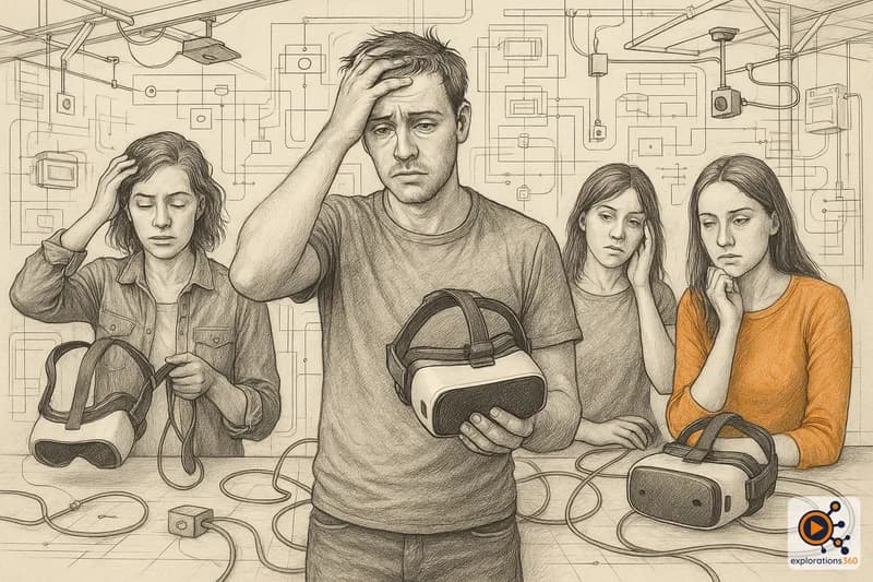 Se sentir bloqué en VR après avoir retiré son casque  un phénomène rare mais réel