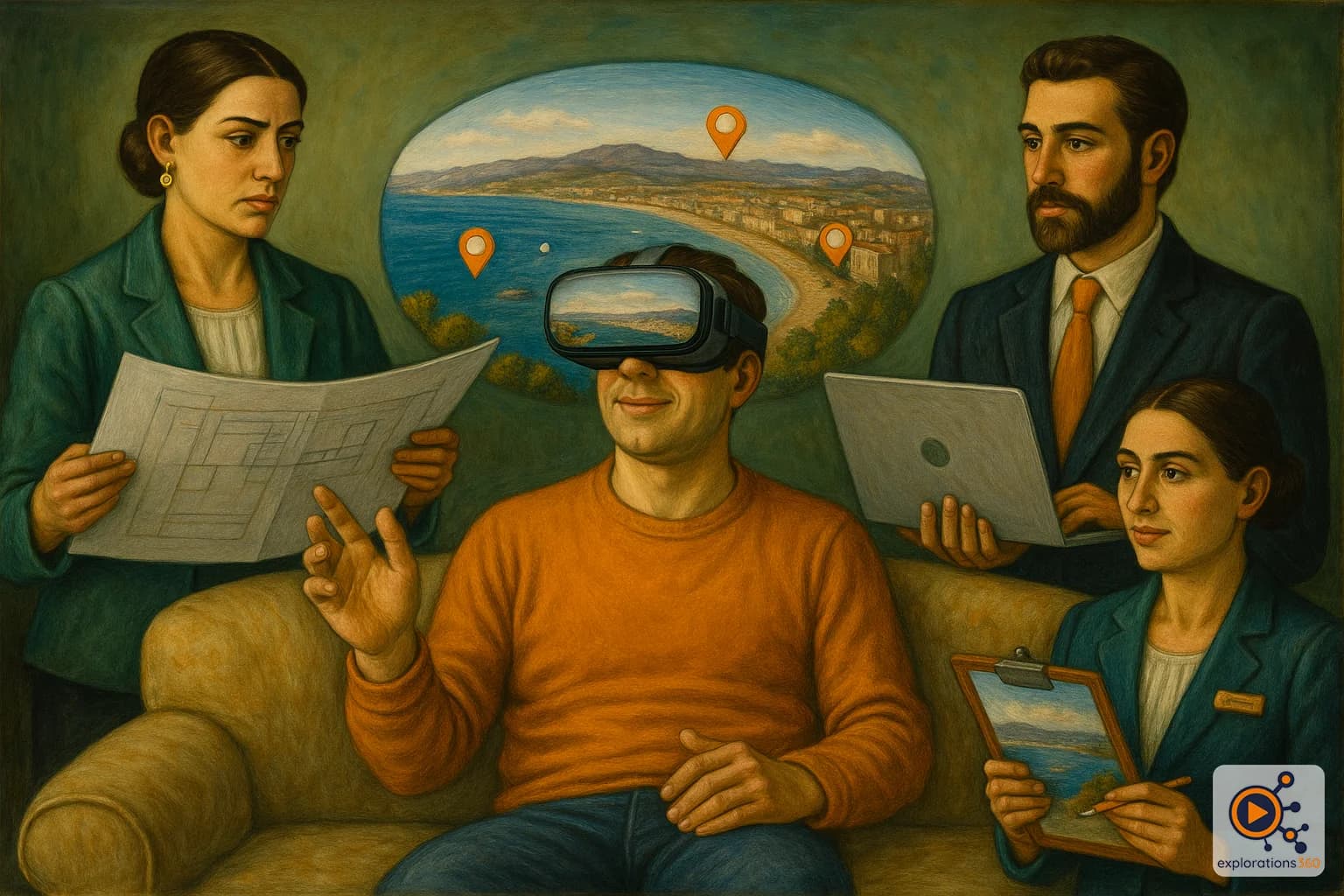 Voyager depuis canape VR