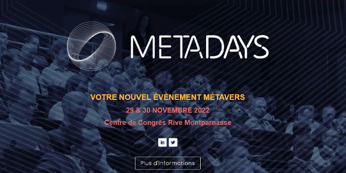 Rendez-vous sur le salon Metadays