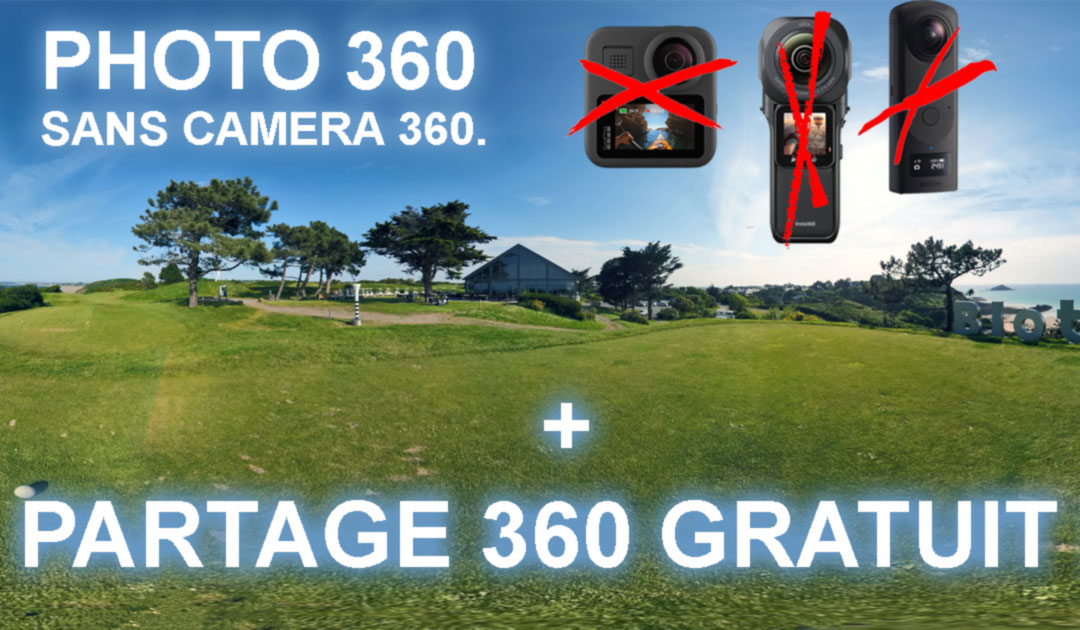 Partage de photo et de vidéo 360 gratuit